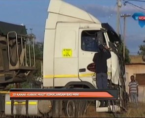 20 kanak-kanak maut kemalangan bas mini