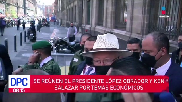 López Obrador y Ken Salazar se reúnen para tratar temas económicos