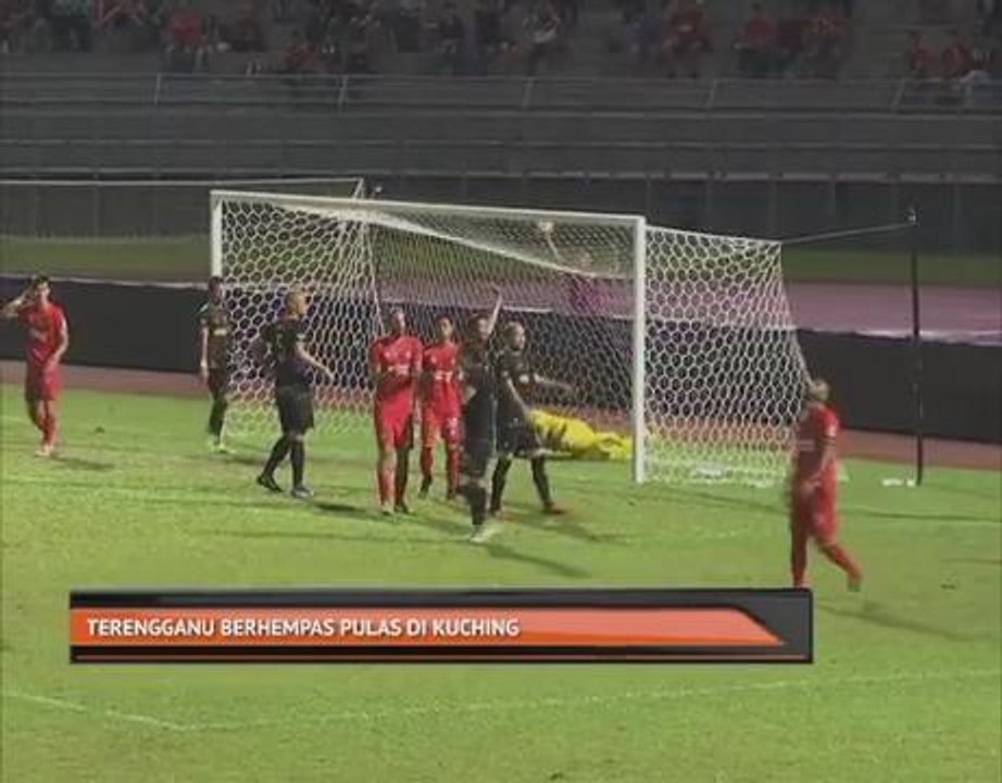 Terengganu berhempas pulas di Kuching