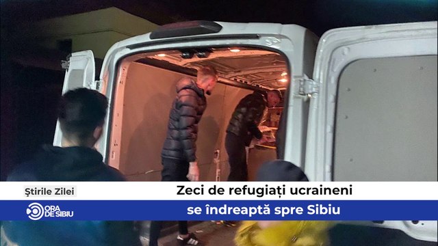 Știrile zilei sunt despre - Zeci de refugiați ucraineni se îndreaptă spre Sibiu, Polițistul din Sibiu și cei doi complici trimiși în judecată şi Sibienii își pot spune părerea despre PUZ-ul Aqua Park-ului