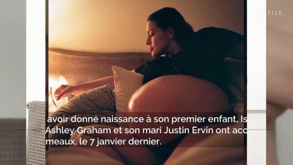 Ashley Graham partage une première photo de ses jumeaux