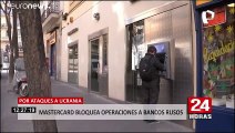 Mastercard bloquea operaciones a bancos rusos tras ataque a Ucrania