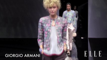Défilé Giorgio Armani prêt-à-porter printemps-été 2019