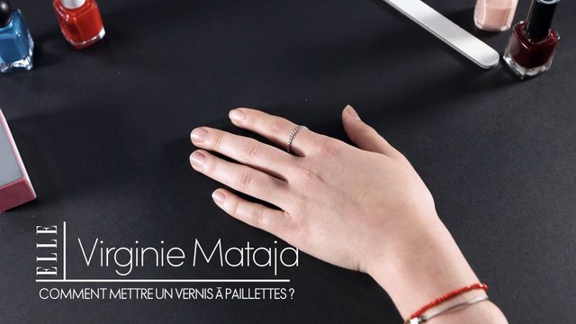 Comment mettre un vernis à paillettes ?
