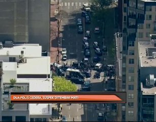 Dua polis cedera, suspek ditembak mati