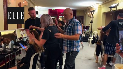 #ELLEsinfiltre… dans le backstage du défilé Balmain