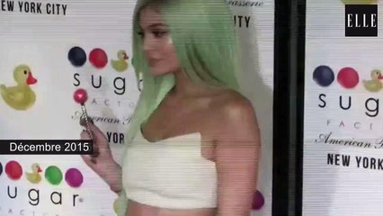 Avant/après : l’évolution coiffure de Kylie Jenner