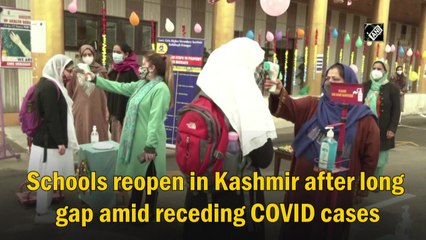 Schools reopen in Kashmir after long gap amid receding Covid cases