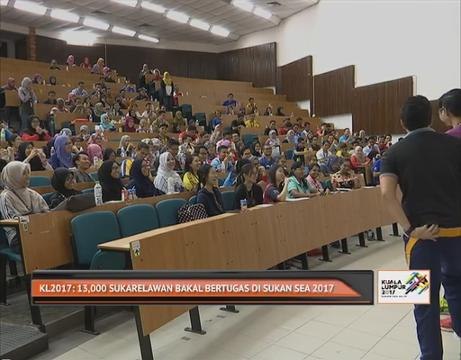 KL2017: 13,000 sukarelawan bakal bertugas di Sukan SEA 2017