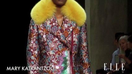 Défilé Mary Katrantzou prêt à porter Automne-Hiver 2017-2018