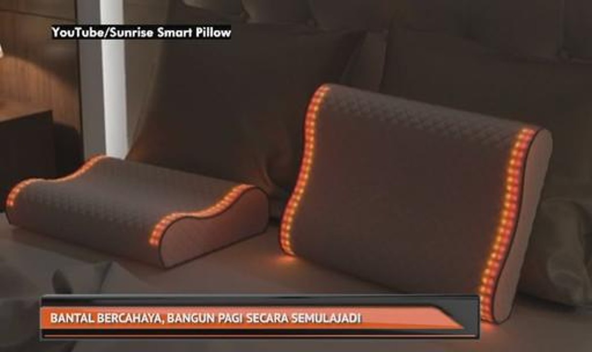 Bantal bercahaya, bangun pagi secara semulajadi