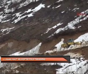 12 orang maut helikpopter polis terhempas