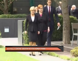 Australia sokong sekatan ke atas Korea Utara