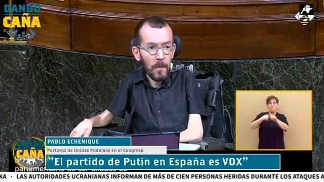David García (VOX) responde a las acusaciones de Echenique que vinculan a Santiago Abascal con Putin