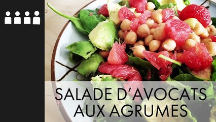 A TABLE : Salade d'avocats aux agrumes