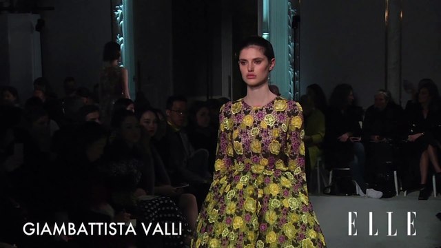 Défilé Giambattista Valli haute couture printemps été 2017