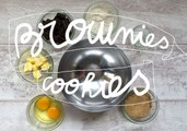 La recette express des brownies cookies