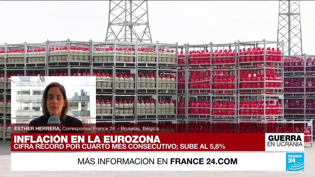 Informe desde Bruselas: la inflación en la Eurozona alcanzó el 5,8% y puede aumentar