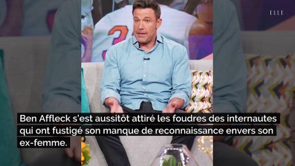 Ben Affleck clarifie les choses suite à ses propos sur son divorce avec Jennifer Garner
