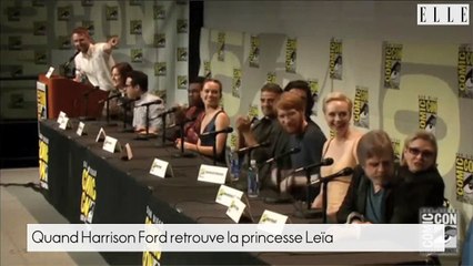 Quand Harrison Ford retrouve la princesse Leïa au Comic-Con