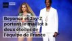 Beyoncé et Jay-Z portent le maillot à deux étoiles de l’équipe de France au Stade de France