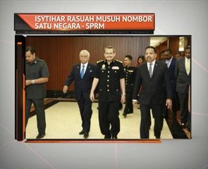 Isytihar rasuah musuh nombor satu negara - SPRM