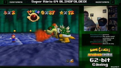 En direct sur Twitch, il termine Super Mario 64 avec les yeux bandés !