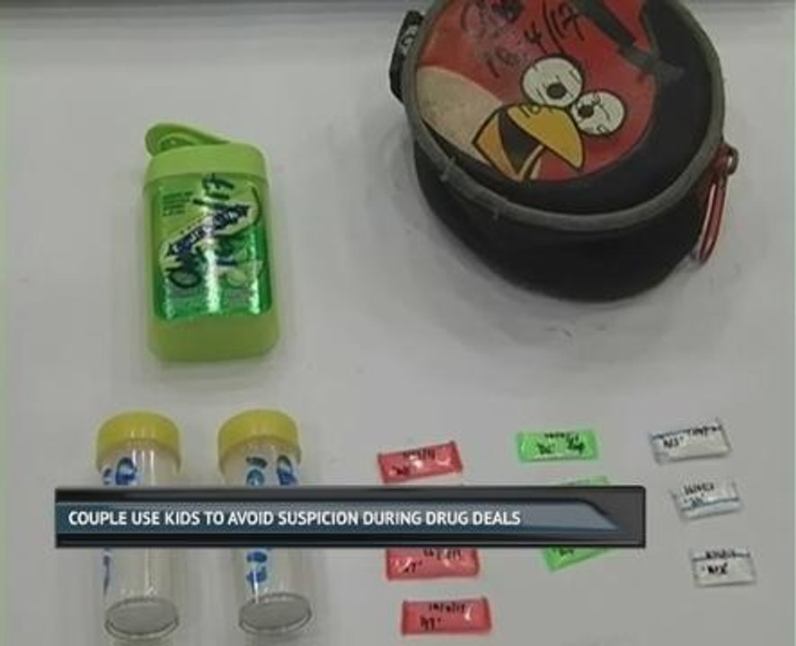 Couple use kids to avoid suspicion during drug deals