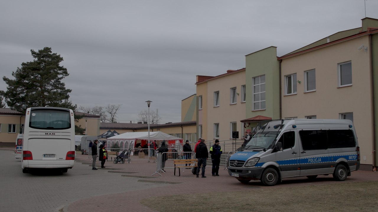 Das erste Durchatmen auf der Flucht