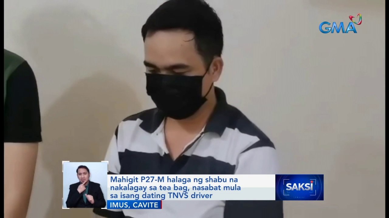 Mahigit P27-M halaga ng shabu na nakalagay sa tea bag, nasabat mula sa isang dating TNVS driver | Saksi