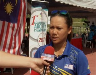 Fatin raih emas Kejohanan Memanah Universiti Asia