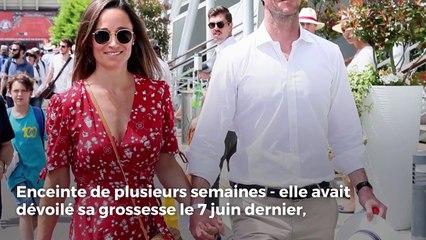 Descargar video: Pippa Middleton : sa robe de femme enceinte fait le buzz