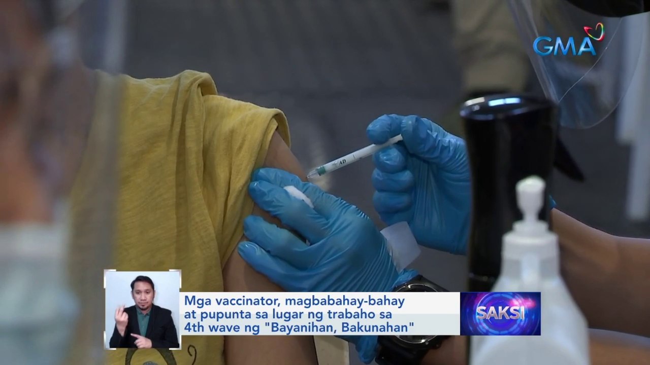 Mga vaccinator, magbabahay-bahay at pupunta sa lugar ng trabaho sa 4th wave ng "Bayanihan, Bakunahan" | Saksi