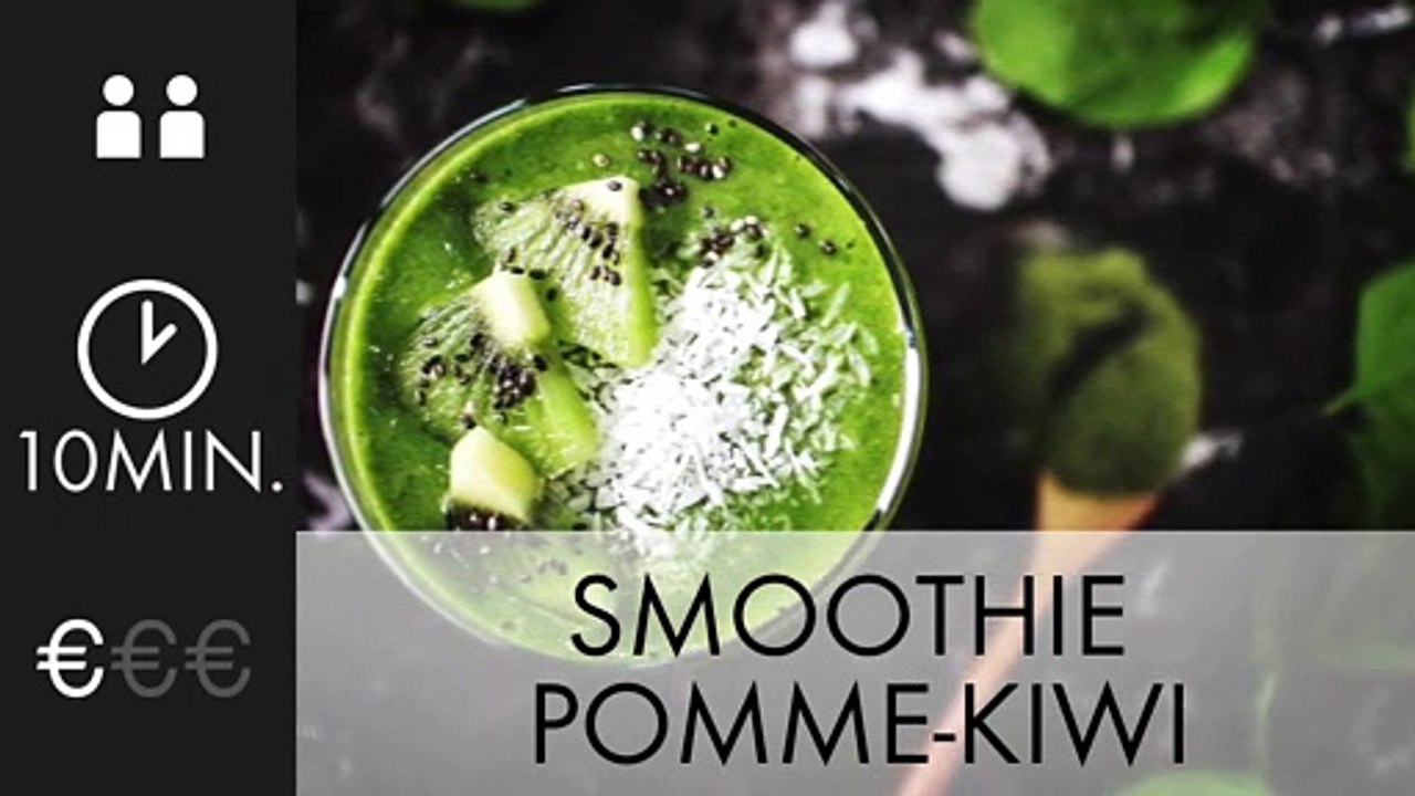 A TABLE : Smoothie pomme kiwi