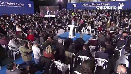 Feijóo, ante la ovación del PP gallego a su candidatura a presidir el PP: "Creo que por la reacción no hace falta votación"