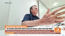 ‘’Se achar que não devo sair de folga, não vote em mim’’, diz Bolsonaro após críticas dos gastos do cartão corporativo