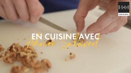 En cuisine avec : la tarte aux noix d'Adrien Salavert