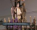Colombia's traditional holy week procession commences
