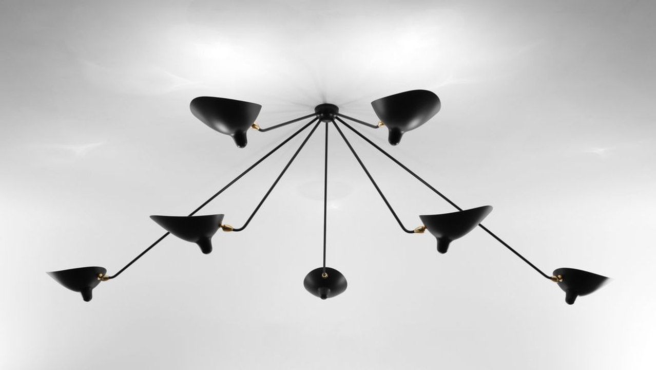 Design iconique : les luminaires de la série Formes Noires de Serge Mouille
