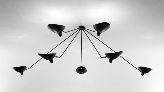 Design iconique : les luminaires de la série Formes Noires de Serge Mouille