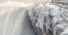 Stunning Photos Show Niagara Falls Frozen Solid