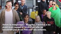 Rappelée à l’ordre, Angelina Jolie pourrait perdre la garde de ses enfants