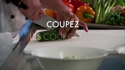 A TABLE : Salade avocat, courgette, concombre, pamplemousse