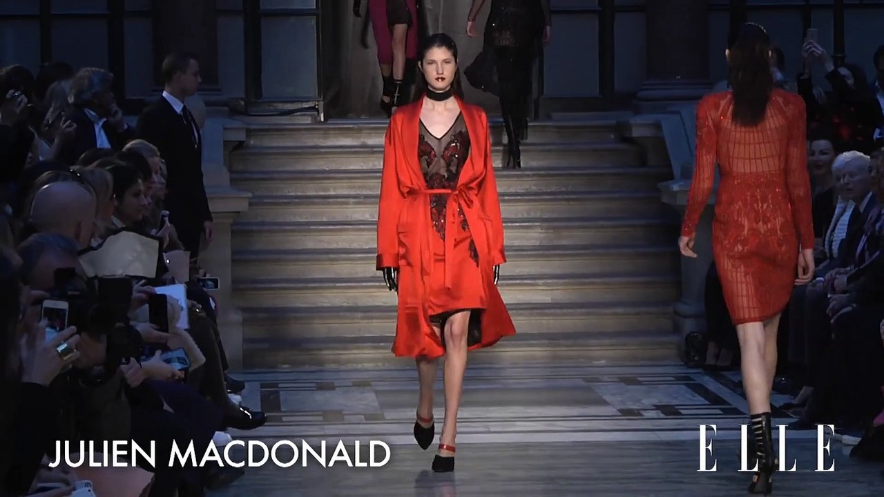 Défilé Julien Macdonald prêt à porter Automne-Hiver 2015-2016