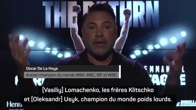 Guerre en Ukraine - De La Hoya sur les boxeurs ukrainiens engagés : Des combattants dans l'âme !