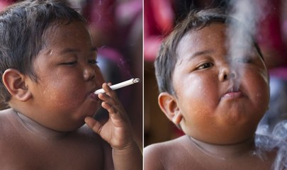 Remember the chainsmoking toddler? This is where he is now
