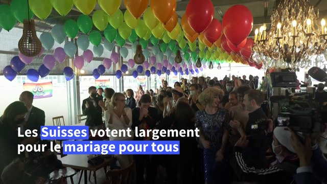 « C'est un jour historique » : les Suisses votent largement pour le mariage pour tous