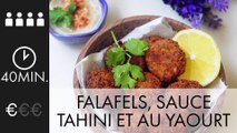 A TABLE : Falafels, sauces tahini et au yaourt