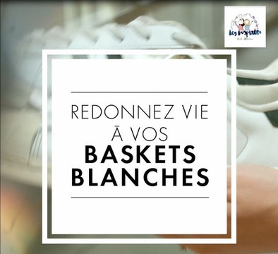 Tuto baskets blanches
