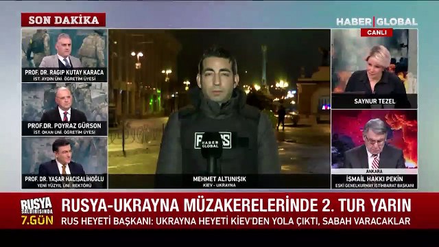 Haber Global direnişe hazırlanan Kiev'de